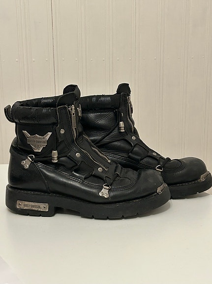 Harley-Davidson nahkaiset biker-bootsit