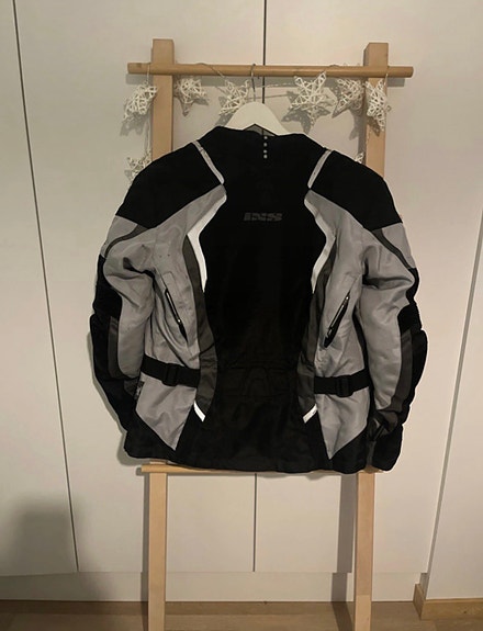 IXS ajotakki ja housut musta/harmaa DL M