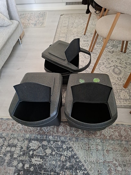 säilytyslaatikot kannella Prisma 3Kpl