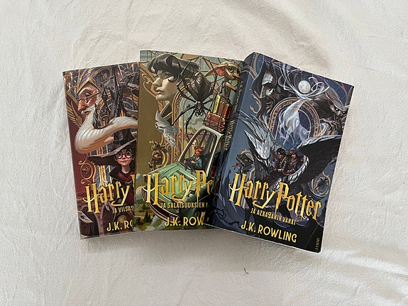 J.K. Rowling Harry Potter -kirjat suomeksi, 1-3