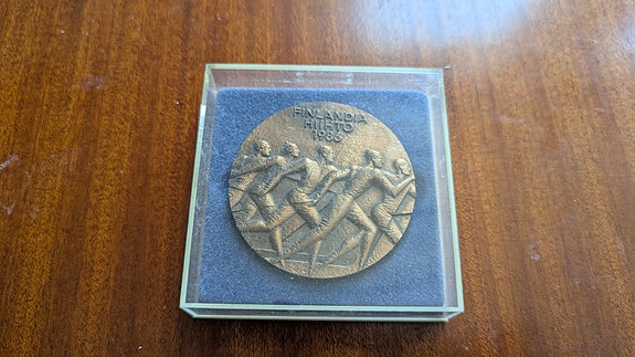 Reijo Paavilainen - Finlandia Hiihto 1986 Pöytämitali
