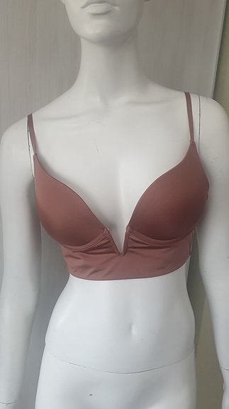 syvään uurrettu push up rintaliivi 75/B