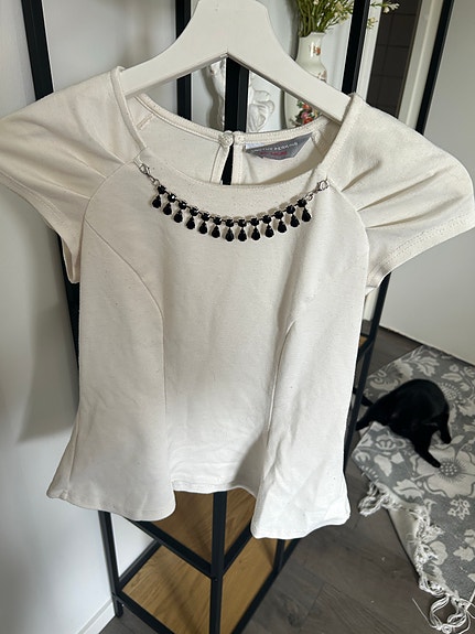 Dorothy Perkins puuvillapaita S valkoinen