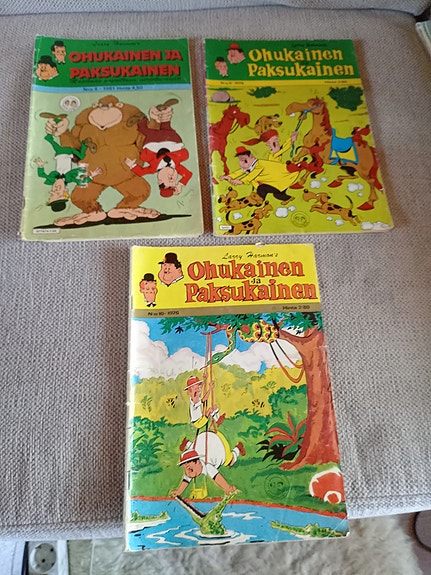 Ohukainen ja Paksukainen sarjakuvat