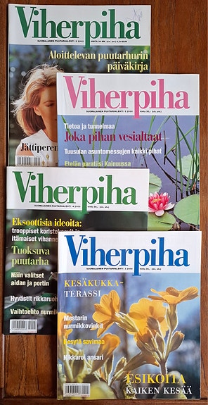 Viherpiha -lehtiä vuodelta 2000 (4 kpl)