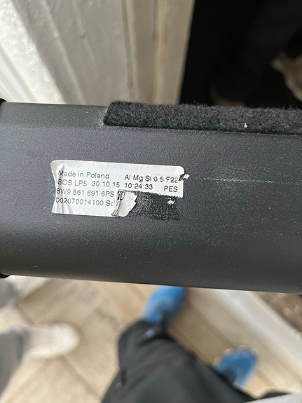 Audi A4 B8 tavaratilan verkko OEM- osa alkuperäinen auton osa