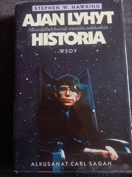 Stephen Hawking Ajan lyhyt historia kovakantinen kirja
