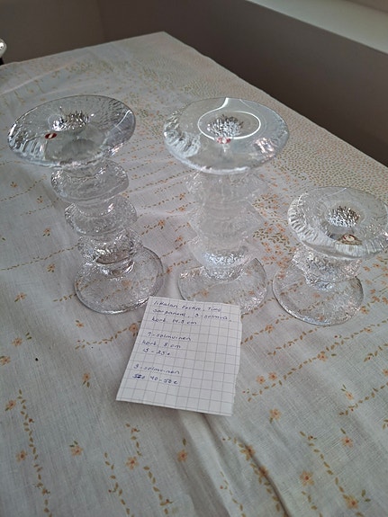 Iittala Festivo kynttilänjalat