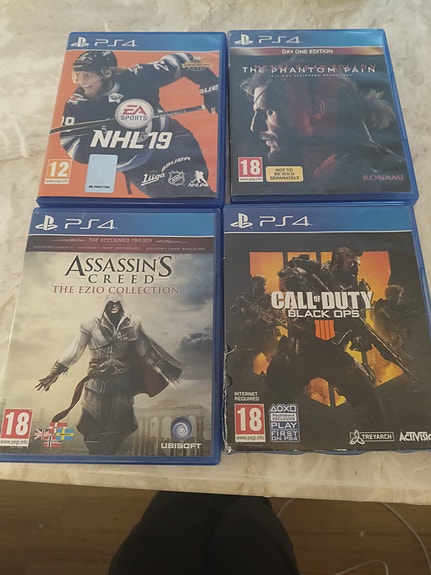 ps4 pelejä