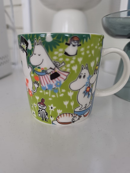Arabia Muumi Tove 100 muki vihreä