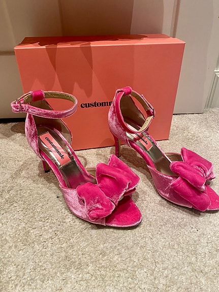 Custommade korkokengät koko 39 pinkki