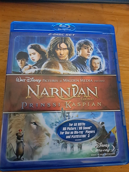 Narnian Tarinat Prinssi Kaspian 2-Blu-ray 15€+6posti/nouto