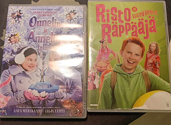 Onneli ja Anneli -talvi & Risto Räppääjä DVD-elokuvat