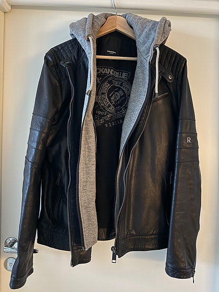 ROCKANDBLUE nahkatakki XL musta