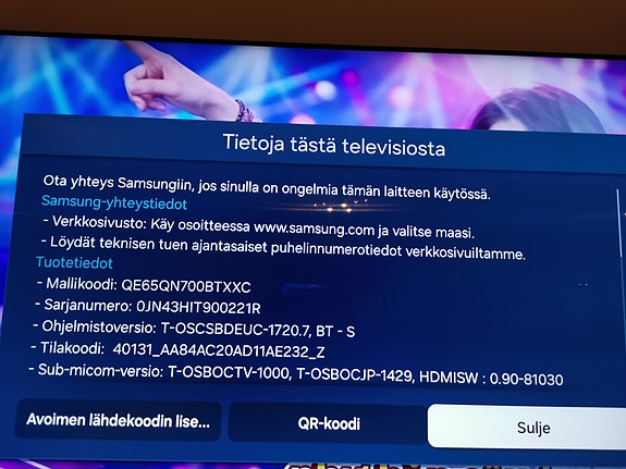 Samsung Neo led 8k televisio 65"