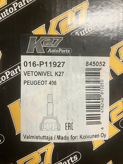 Peugeot 406 2.0T/2.2/3.0 V6/Diesel Ulompi Vetonivel 96-04