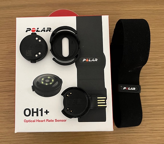 Polar OH1+ optinen sykesensori musta