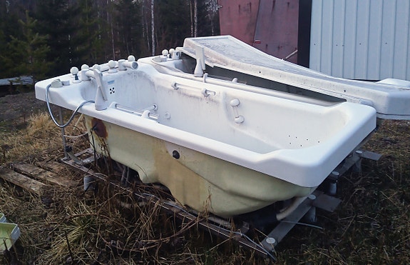 Poreallas vesiallas suihkulähde