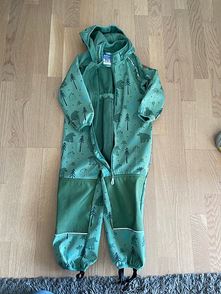 Jonathan fleecehaalari koko 98 vihreä unisex