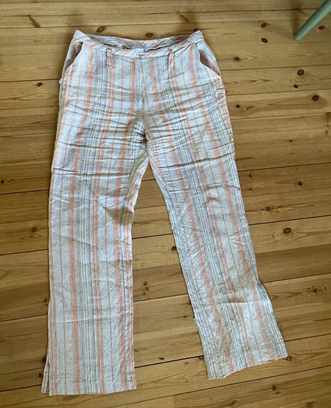 Pellava housut, vintagea