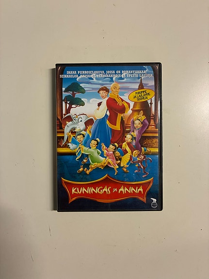 Kuningas ja Anna -DVD lasten animaatioelokuva