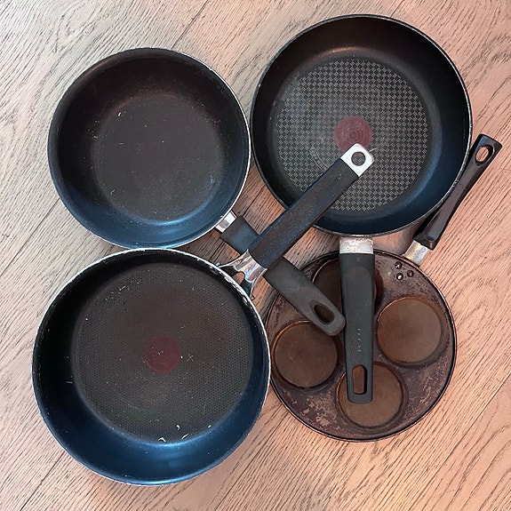 Tefal paistinpannut ja lettupannu