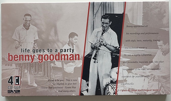 Benny Goodman (4 CD boxi +kirja)
