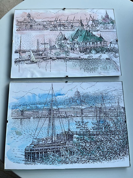 Helsinki aiheiset taulut