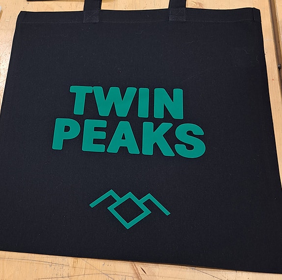 Twin Peaks-kangaskassi/tote bag