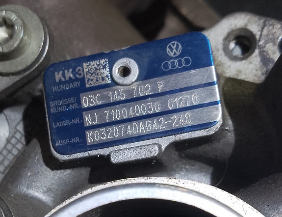 Volkswagen, Audi.. turboahdin pakosarjalla