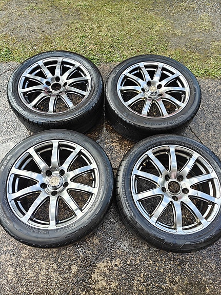 205/50 R16 renkaat ja 16" 16x7 aluvanteet, jako 5x112, KR 73,1 ja ET 35