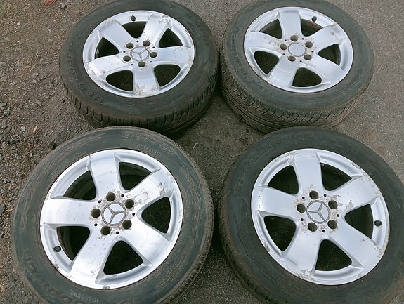 MB alut 5-112 kesärenkailla 225/55R15 95V