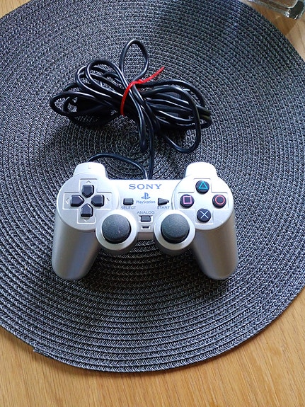 Sony DualShock 2 ohjain hopea PS2