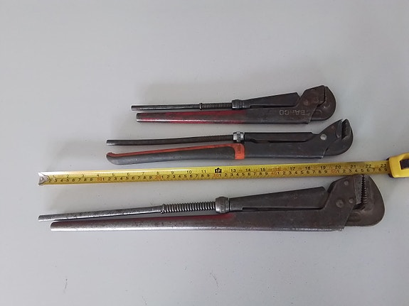 Bahco putkipihdit ja -avaimet, noin 30–50 cm