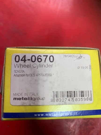 Toyota Jarrusylinteri