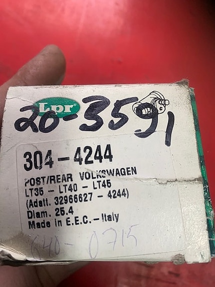 VW LT Jarrusylinteri