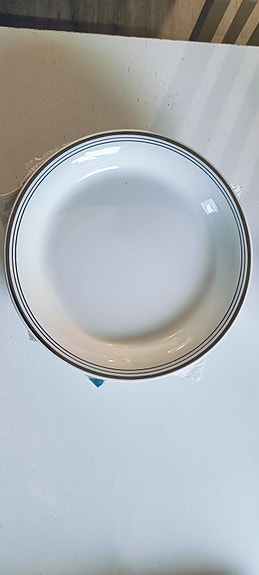 Arabia platina lautasia 12kpl