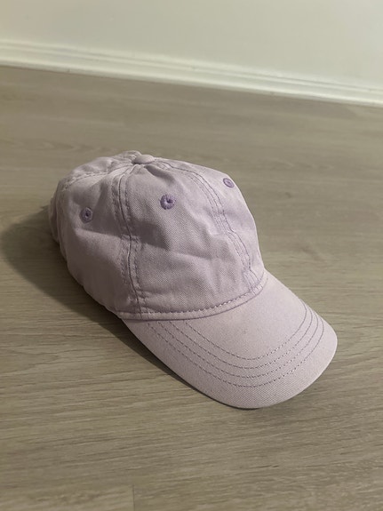H&M lasten lippalakki vaaleanvioletti koko 104–122