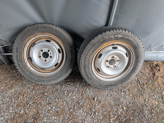 2kpl Kesärengasta 16" peltivanteella.  Fiat Ducato / Peugeot J5
