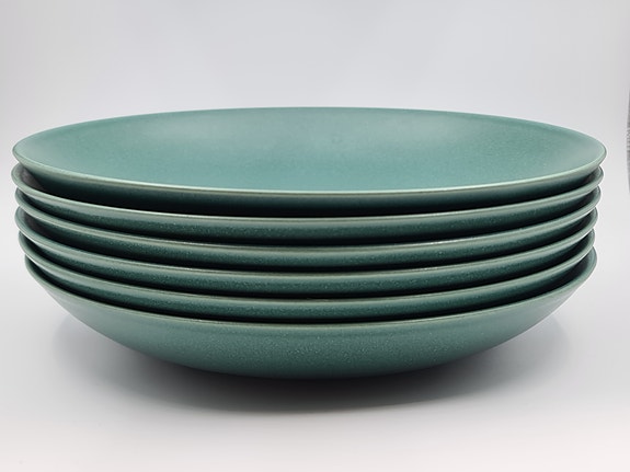 Arabia 24h pastalautanen vihreä 6 kpl (24cm)