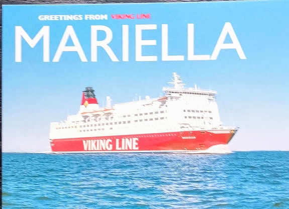 Mariella Viking line laiva postikortti, 2 kpl