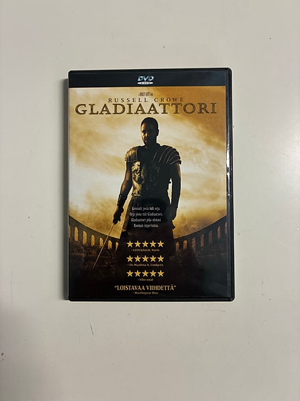 Russel Crowe: "Gladiaattori", DVD-elokuva