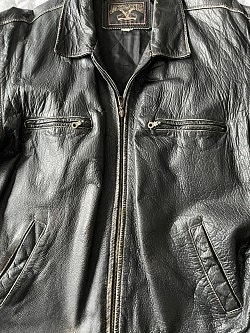 Jack & Jones nahkatakki L musta