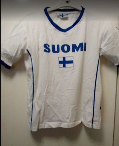 SUOMI T-PAITA HYVÄKUNTOINEN KOKO  M- L