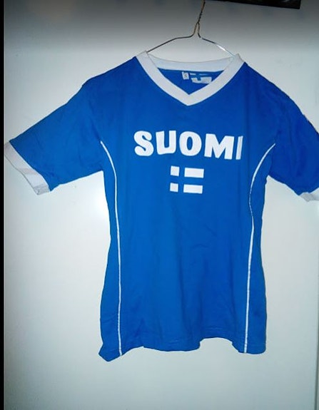 SUOMI t-paita koko S hyväkuntoinen
