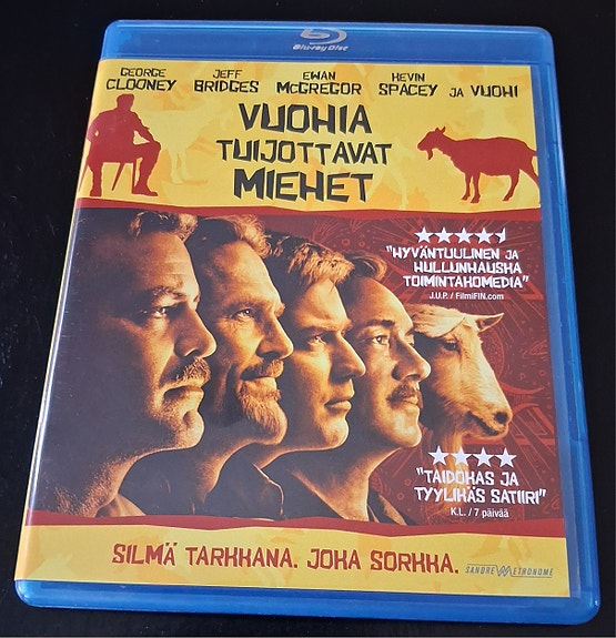 Vuohia tuijottavat miehet Blu-ray elokuva
