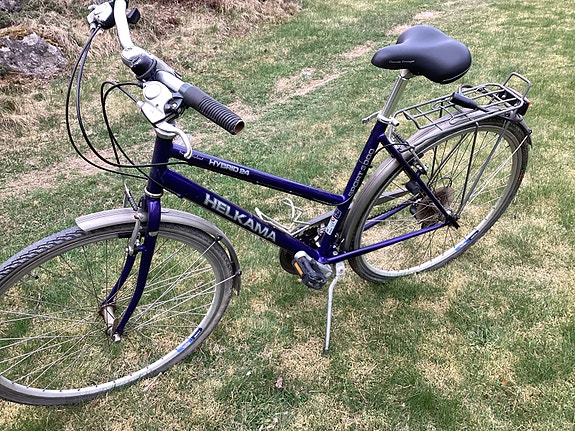Helkama Hybrid P4 maantiepyörä 50 cm violetti 24-vaihteinen.