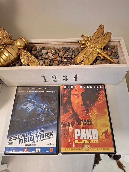 Escape from New York & Pako L.A:sta DVD-elokuvat