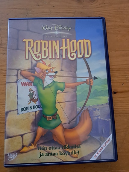 Robin Hood DVD uudenveroinen 10€+6posti/nouto