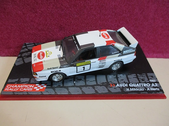 Audi Quattro A2, Hannu Mikkola, 1000 Lakes 1983